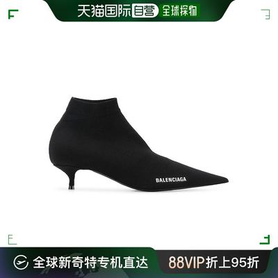 【99新未使用】香港直邮BALENCIAGA 黑色女士低跟鞋 615010-W1802