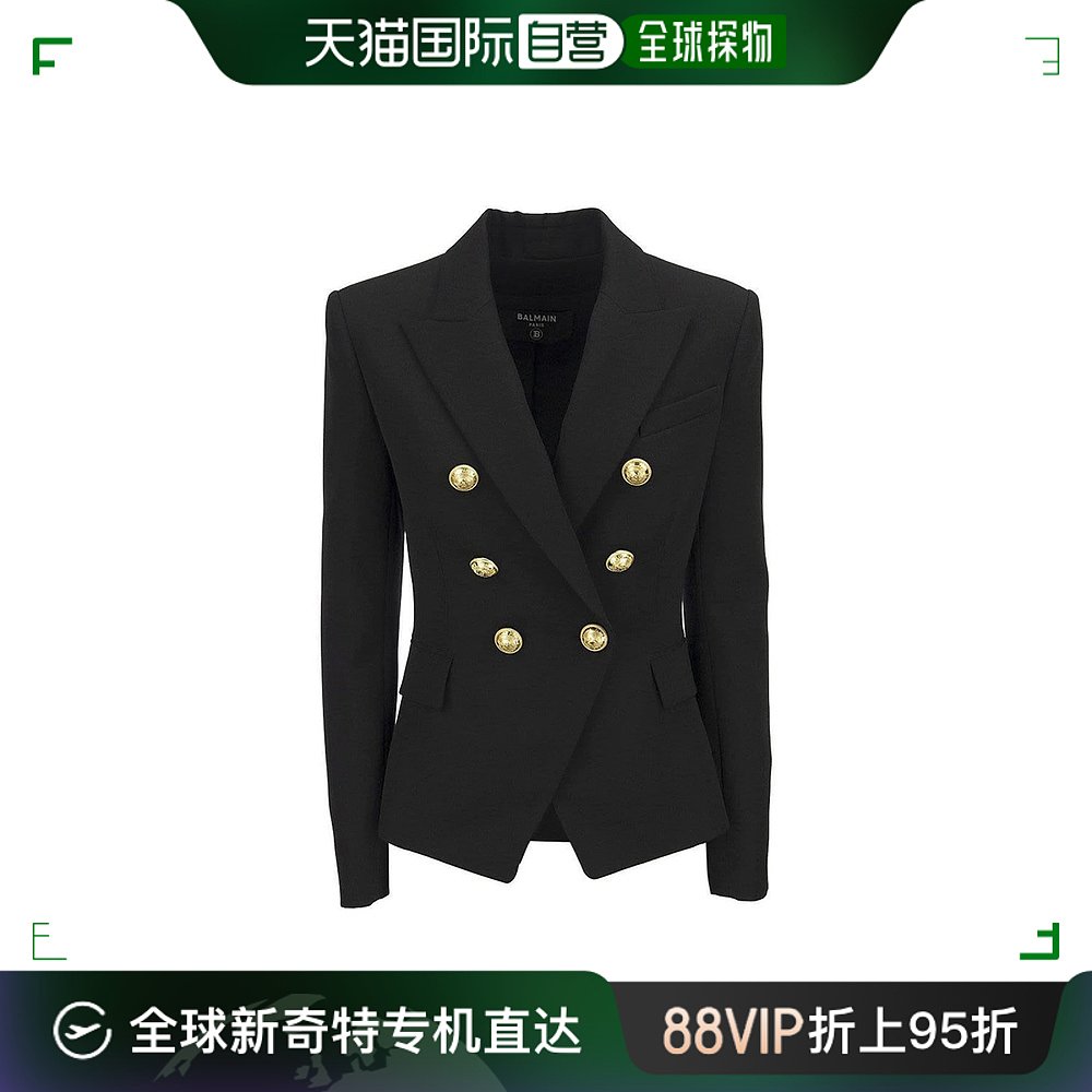 香港直邮BALMAIN 女士西装黑色 YF1SG000WB05-0PA 女装/女士精品 西装 原图主图