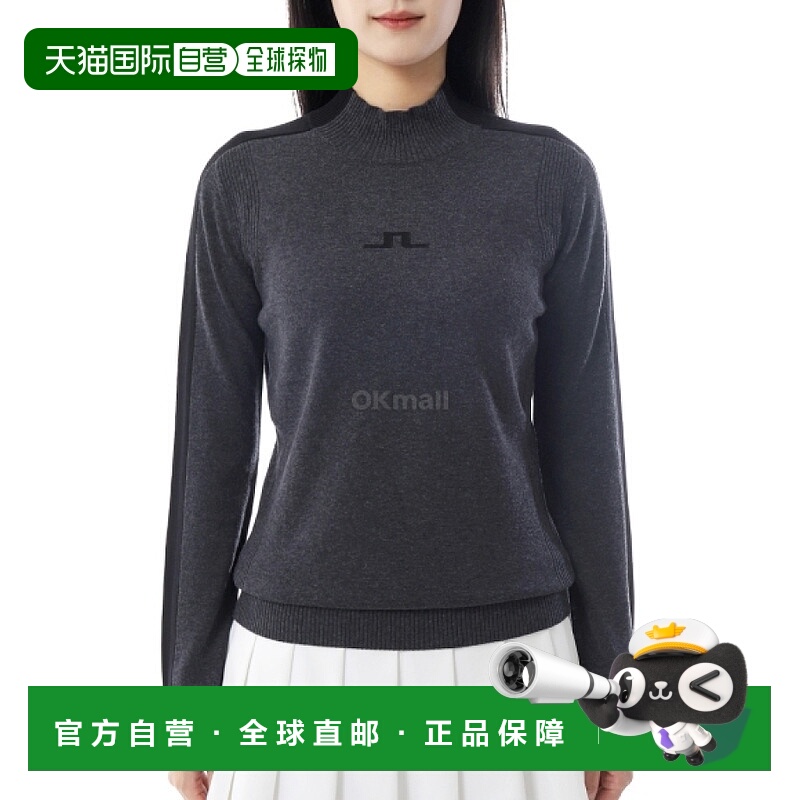 韩国直邮J.LINDEBERG Adeline针织毛衣（GWKW12895-U242） 高领针