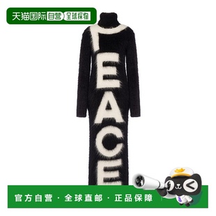 香港直邮MOSCHINO 黑色 女士大衣 AW2024 Slo 48154031555 1h可退