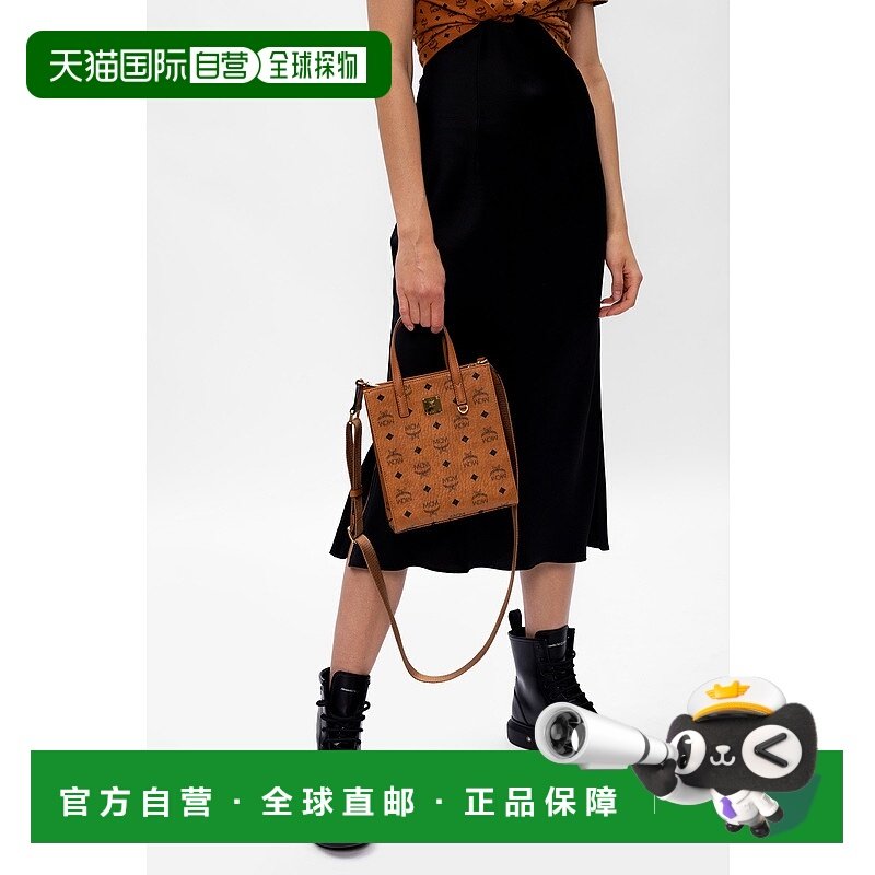 香港直邮MCM 女士斜挎包 MMTAAKC02CO0COGNAC