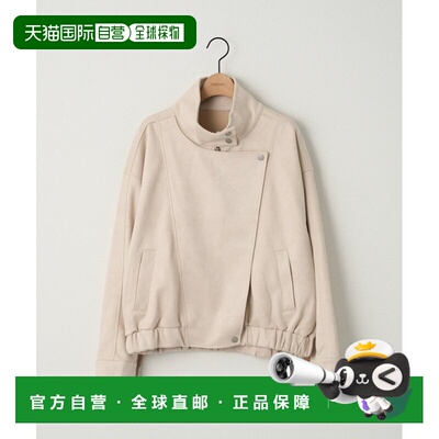 Discoat 女装 高领双拉链机车夹克 DCZ1062307A0015