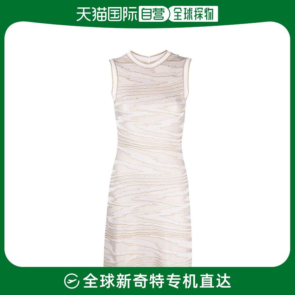 香港直邮潮奢 MISSONI 女士金色连衣裙