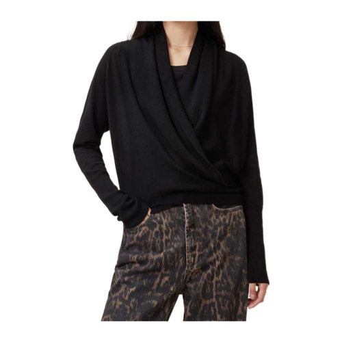 ALL SAINTS 女士针织衫 W119KB5 AW2025 黑色长袖