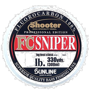 【日本直邮】Sunline桑濑 氟碳线 射手 狙击手 300m 7lb 自然透明