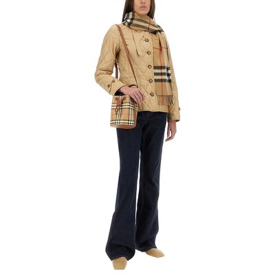 BURBERRY 女士牛仔裤 8099386C1765 SS2025 蓝色 DENIM FLARED