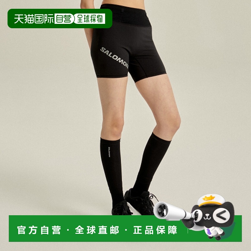 韩国直邮SALOMON 女士打底裤 S251002RLS31_BLK萨洛蒙