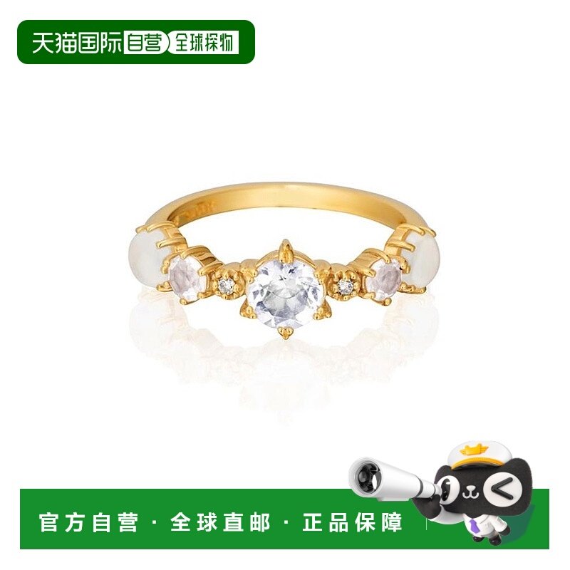 日本直邮日潮4度C 4℃ 银戒指品番:142228141002 尺码:09宝石玫瑰