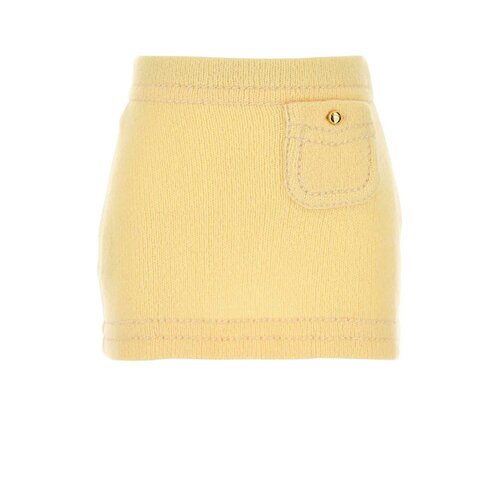 PRADA 女士半身裙 21480SOOO1ISXF0061 SS2025 黄色