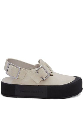 alexandermcqueen亚历山大麦昆男士侧扣环开合细节凉鞋