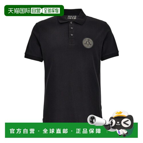 1h可退 香港直邮VERSACE 男士POLO衫 80GAGT19CJ01TG89 SS2026 黑