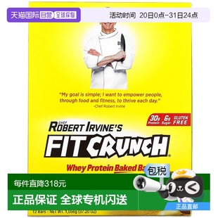 根 香港直邮FITCRUNCH 花生果酱口味 每根 乳清蛋白能量棒