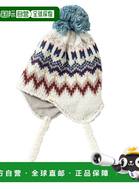 日本直邮PHENIX 儿童混色镶边全年翻盖贝雷帽针织帽 [ESG24HW92]