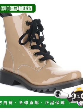 自营 Fly London Ragi 漆皮靴 - 棕色 女靴厚底鞋美国直发奥莱