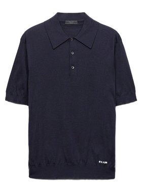 PRADA 男士T恤 UMB92516AISOOOF0008 CO 蓝色 短袖Polo衫