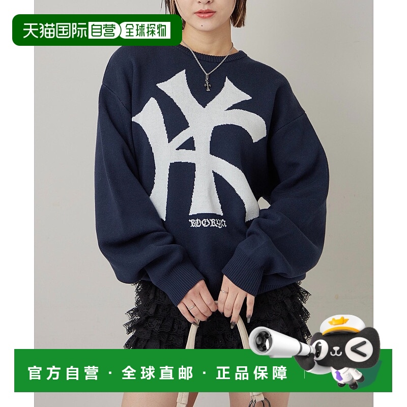 1h可退 日本直邮WHO'S WHO gallery 男女同款 KY提花针织衫 大胆L