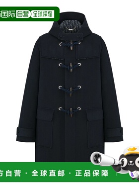 1h可退 香港直邮Dior 牛角扣大衣 613C355A6069