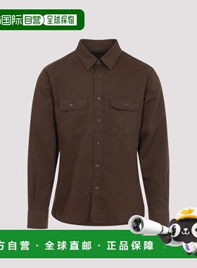 1h可退 香港直邮TOM FORD 男士衬衫 HME001FMC295GAQ SS2026 绿色