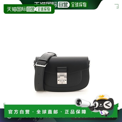 香港直邮MCM 女士斜挎包 MWSBSPA01BK CO 黑色 MCM black crossbo