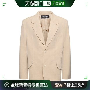 香港直邮潮奢 男士 Titolo亚麻&羊毛西服夹克 Jacquemus Veste