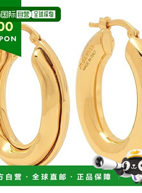 日本直邮JIL SANDER 耳环 金色 女士 JIL SANDER J56VG0015 P4877