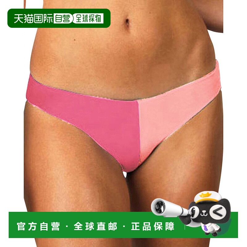 自营 raisins女士中长款比基尼泳裤（Santa Cruz Pink） - santa