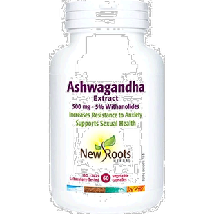 加拿大直邮新根 Ashwagandha 提取物 500 毫克（VCaps）
