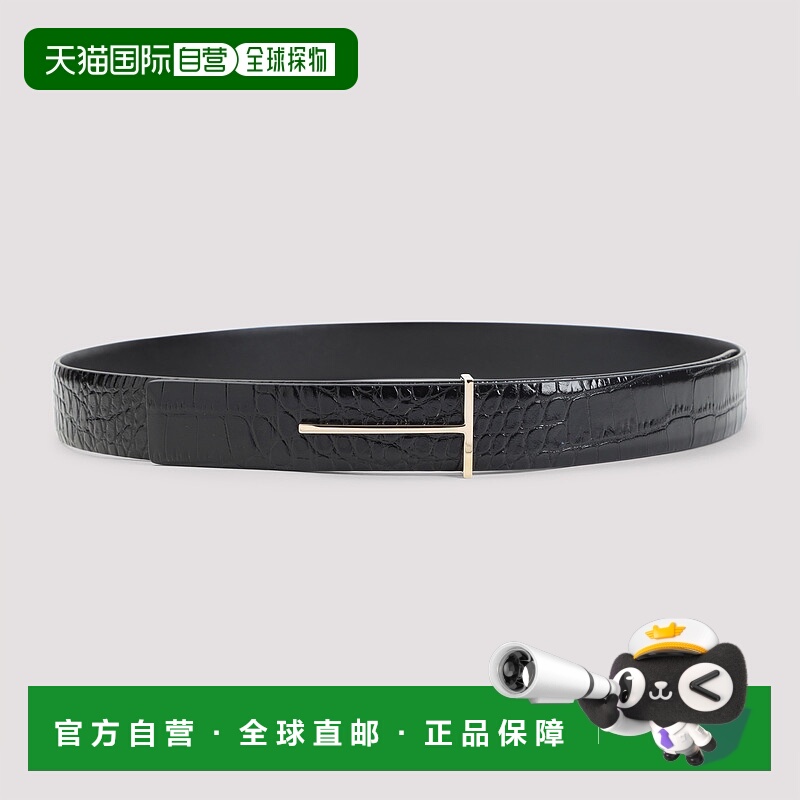 1h可退 香港直邮TOM FORD 女士腰带 WB338LCL395PNAA SS2026 黑色