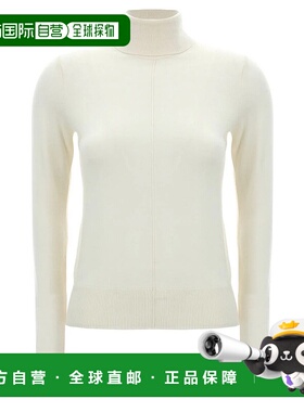 香港直邮CHLOÉ 女士针织毛衣 CHC24AMP03660107 SS2025 白色 Logo