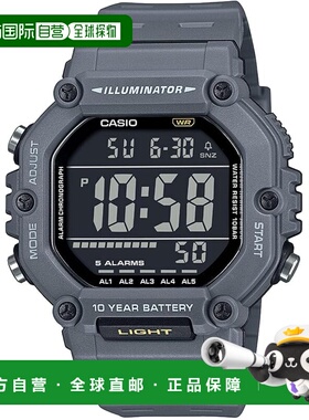 【日本直邮】卡西欧 男士电子表 AE-1600H-8BJF 灰色