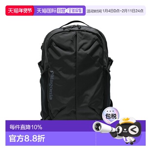 韩国直邮Patagonia巴塔哥尼亚双肩包男女款黑色舒适拉链轻巧潮流