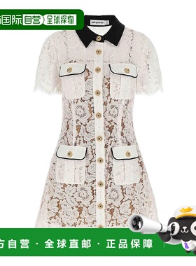 1h可退 香港直邮SELF-PORTRAIT 女士连衣裙 PF25020SW AW2025 白