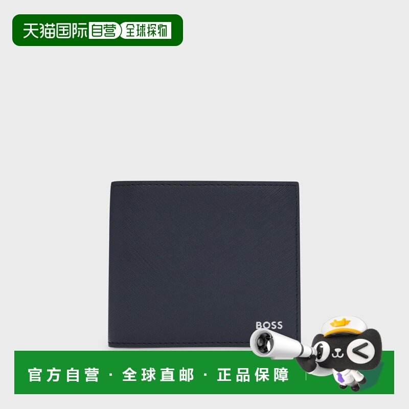 自营欧洲直邮Hugo Boss 男士深蓝色皮革logo标识钱包,箱包皮具/热销女包/男包,钱包,淘宝优惠券,粉丝福利购,淘宝优惠卷