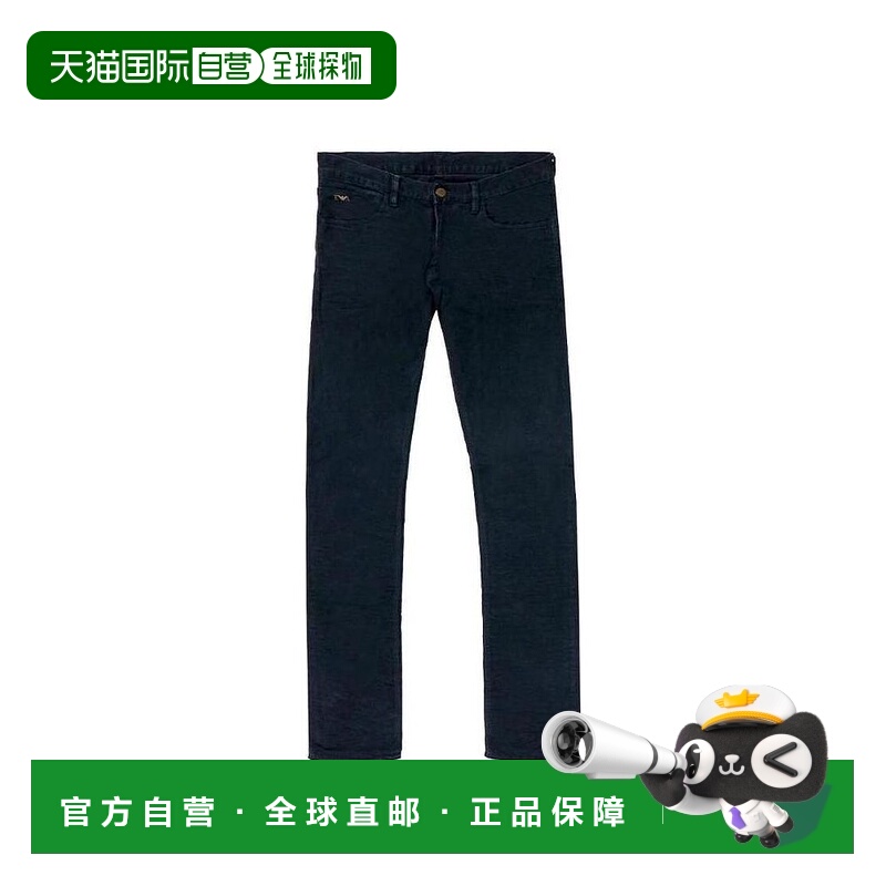 香港直邮Emporio Armani 徽标直筒牛仔裤 ZNJ08K6