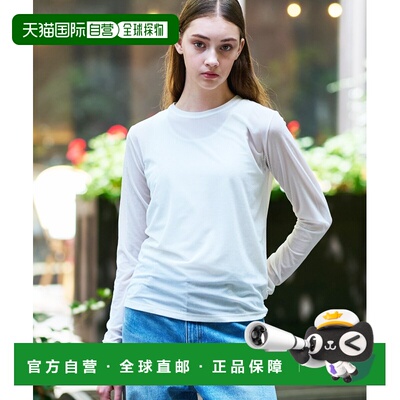 1h可退 日本直邮DRESSTERIOR 女装 透光罗纹灯芯绒长袖上衣 08514