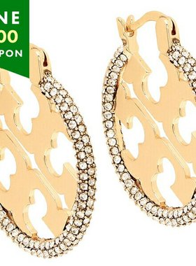 日本直邮Tory Burch 耳环配饰 金色 女士 TORY BURCH 148178 783
