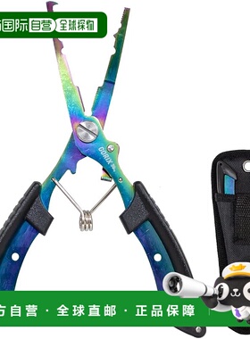 【日本直邮】GORIX 钓鱼钳 GFT-1005 轻长嘴 多功能 防锈 附收纳