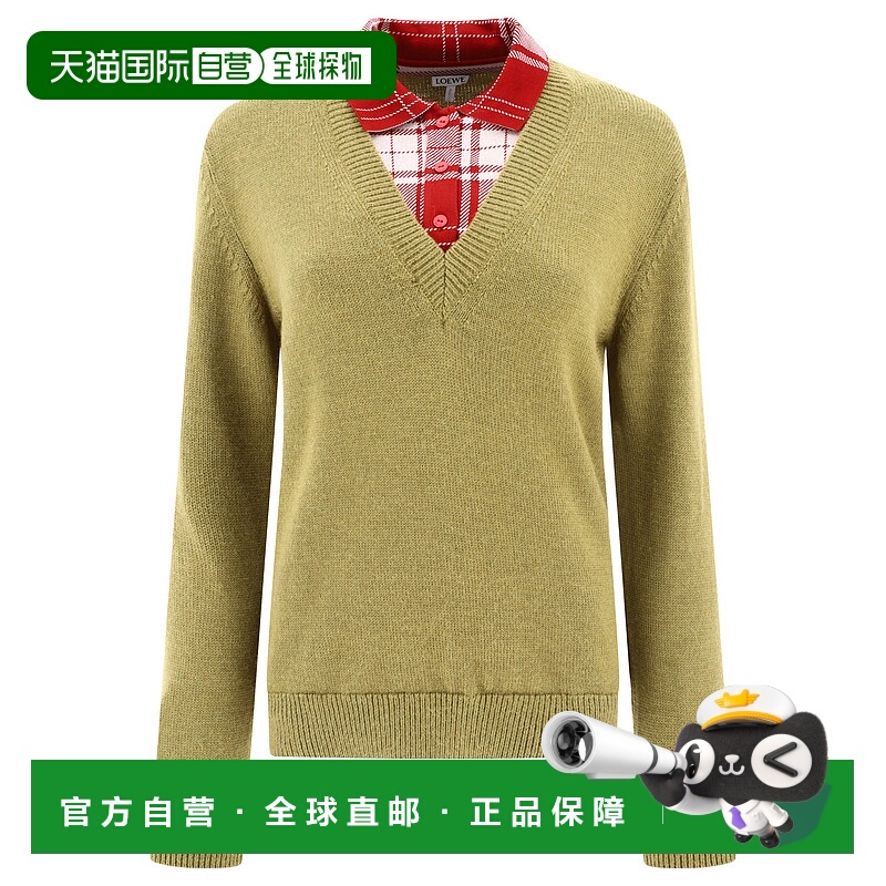 1h可退 香港直邮LOEWE 女士针织衫 S540Y14KEQ4107 AW2025 绿色 