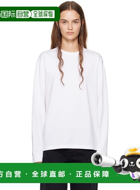1h可退 香港直邮潮奢 The Row 女士 白色 Ciles R 长袖 T 恤 6891