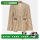 香港直邮Jacquemus Filu 女士 1h可退 Veste 条纹束带西装 外套