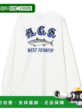 日本直邮Atlantic Coastal Supplies 男士 长袖印花T恤 361001025