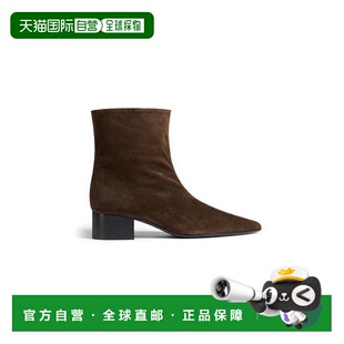 1h可退 香港直邮KHAITE 女士 Andee 短靴 brown棕色 舒适时尚