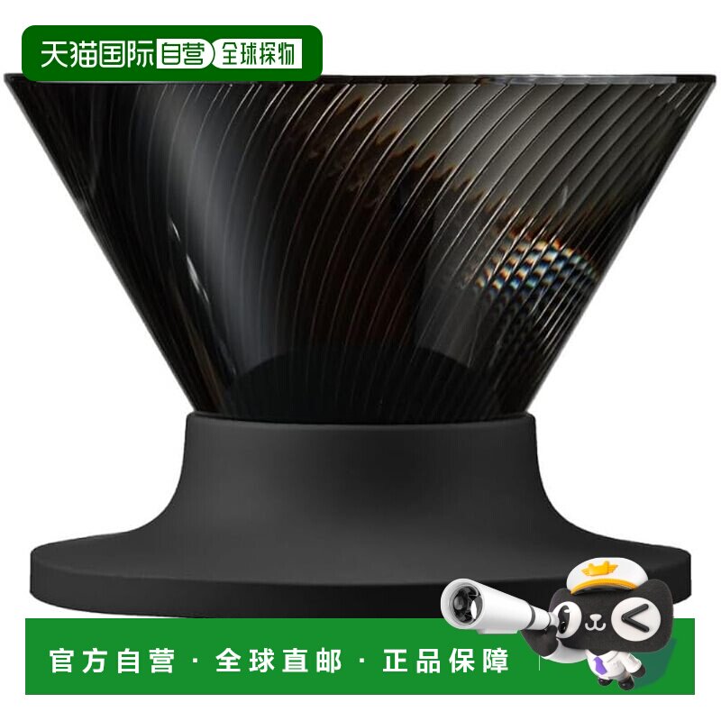 【日本直邮】HARIO V60 NEO 滴漏壶 1-2杯 Tritan 黑色咖啡壶滤杯图片