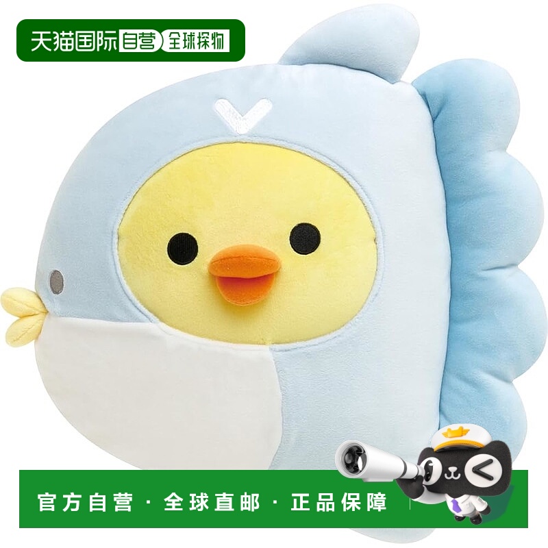 【日本直邮】San-X 懒熊毛绒玩具中号小鸡翻车鱼 MO59001