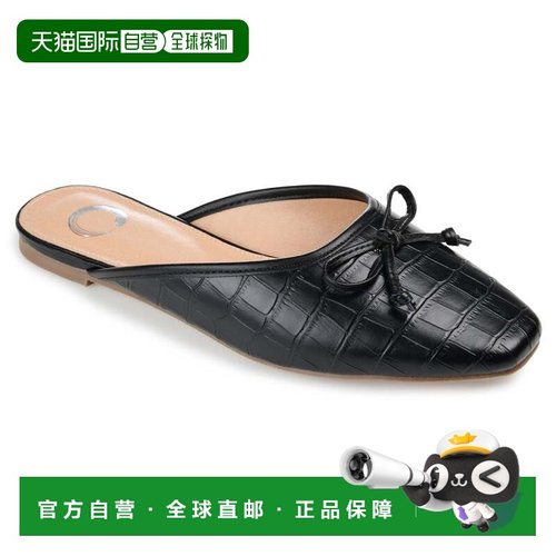 自营Journee Collection 女士 Tammala 穆勒鞋 - 黑色 美国奥莱直