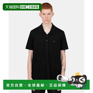 1h可退 香港直邮Courreges 男士 AC 棉质凸纹布Polo衫 125JP0036J