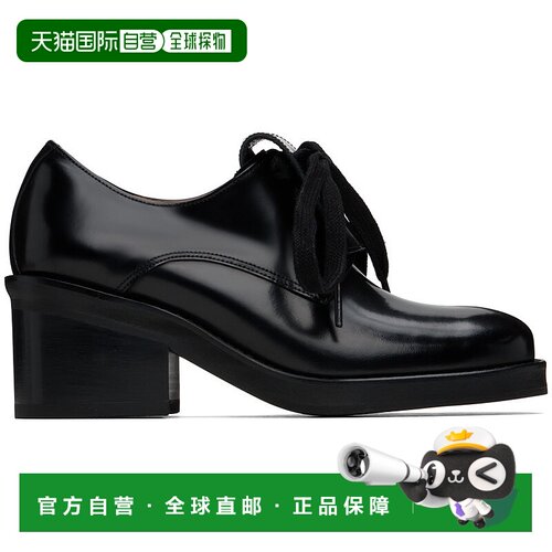 1h可退 香港直邮潮奢 OPEN YY 女士 黑色 Tongue 德比鞋 YY243SH0