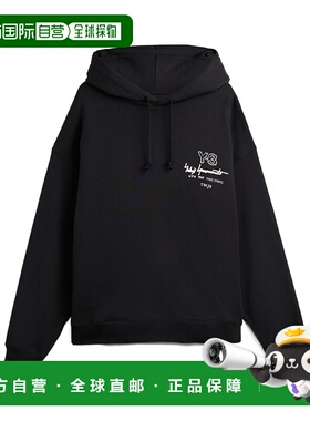 香港直邮Y-3 男士卫衣 KB2604 AW2025 黑色 Y-3 GRAPHIC FT 连帽
