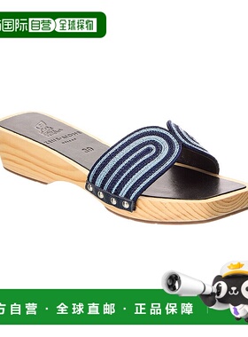 自营 ancient greek sandals古希腊凉鞋背带Clog-蓝色 美国奥莱直