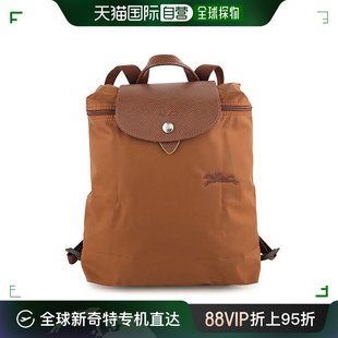 Preage Longchamp 帆布背包 919珑骧棕色旅行 女士时尚 1699